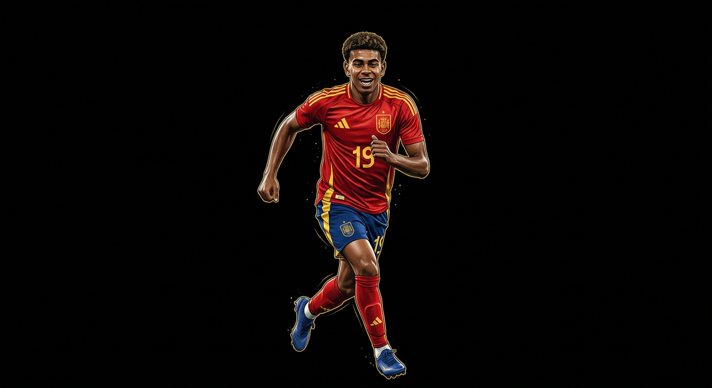 Lamine Yamal Spain national team shirt