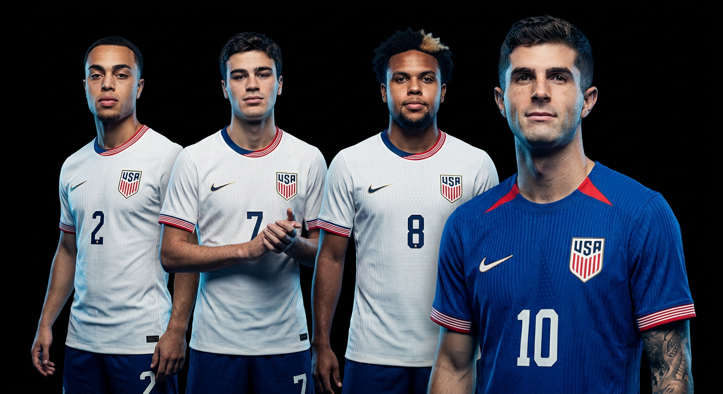 USA national team players in 2026 gear